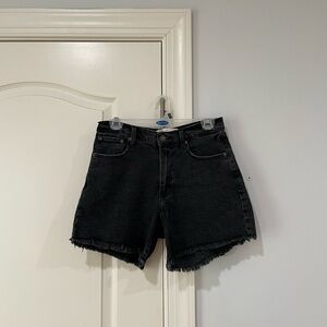 Abercrombie & Fitch high waisted denim dad shorts